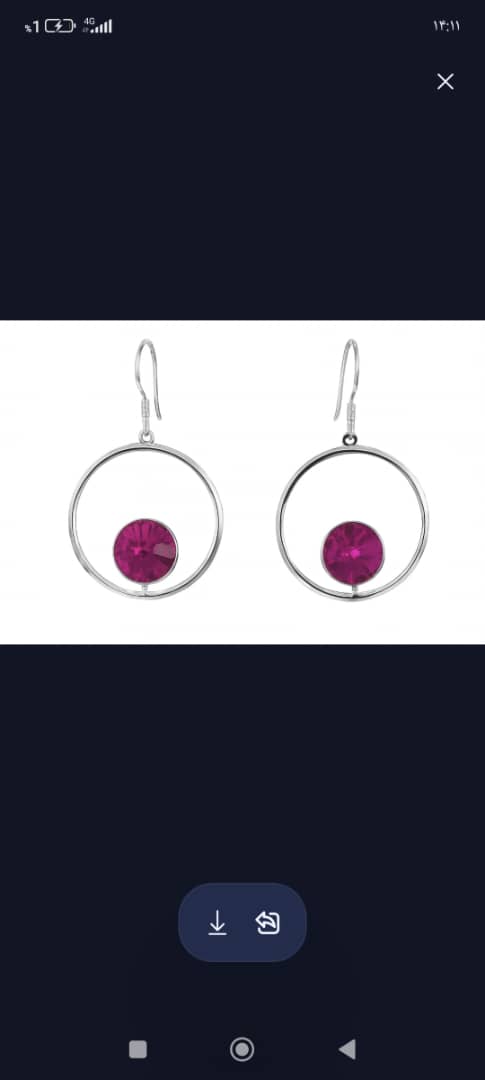 حلقه مدل اسکارلت نگین بنفش ۸۳