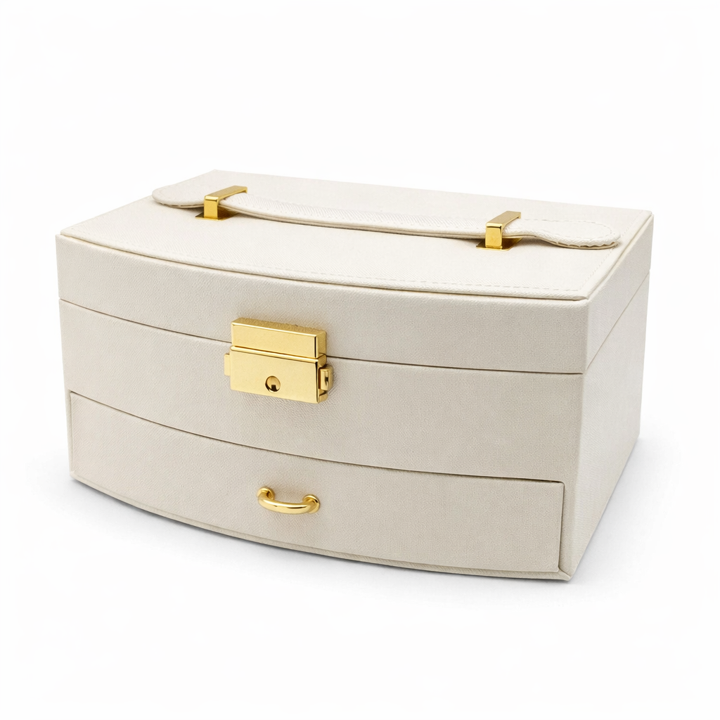 جعبه جواهرات مدل کد A622 - سفید