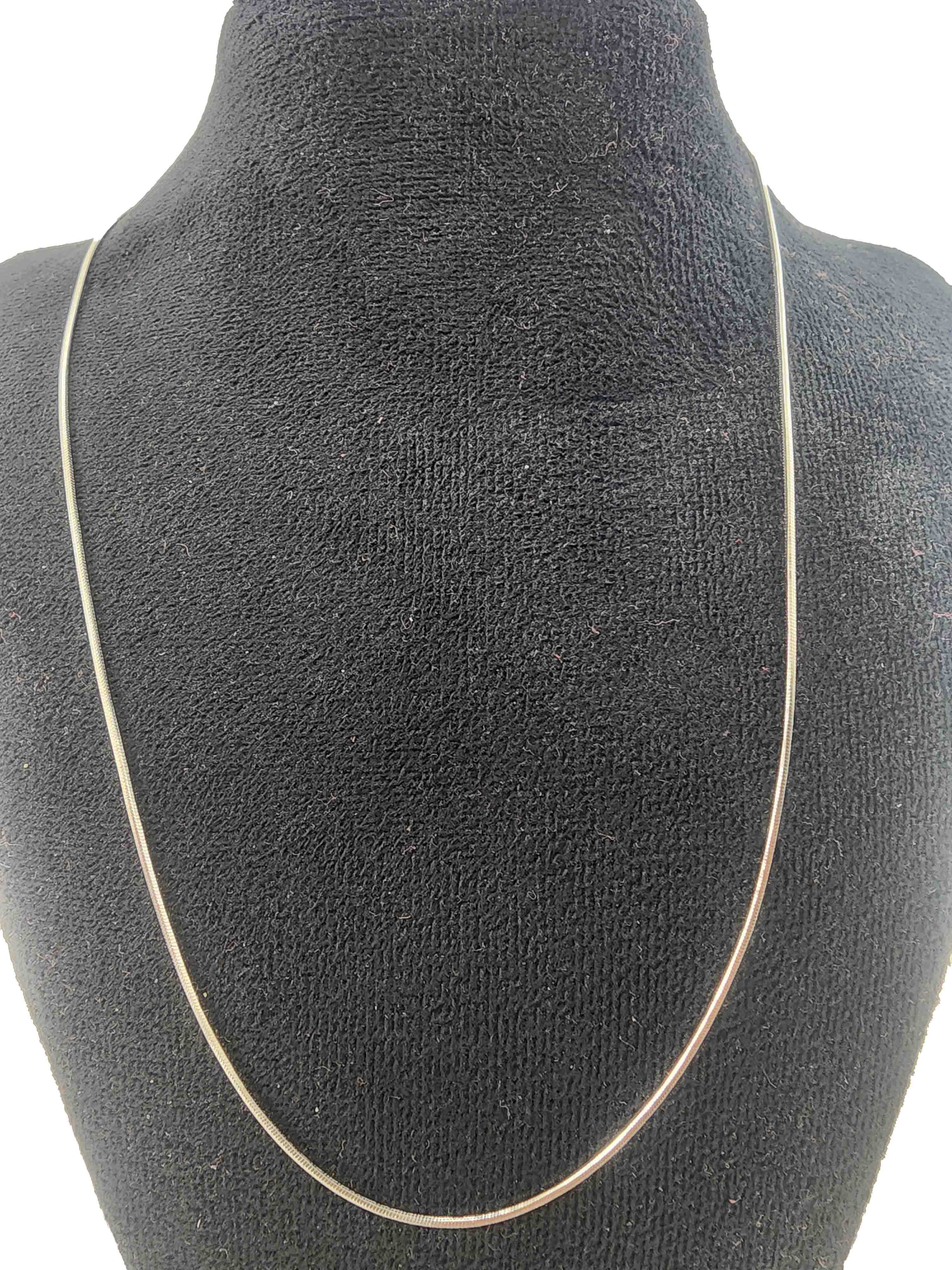 زنجیر زنانه ژوپینگ ونیزی نقره ای نازک x4503 - مدل 1