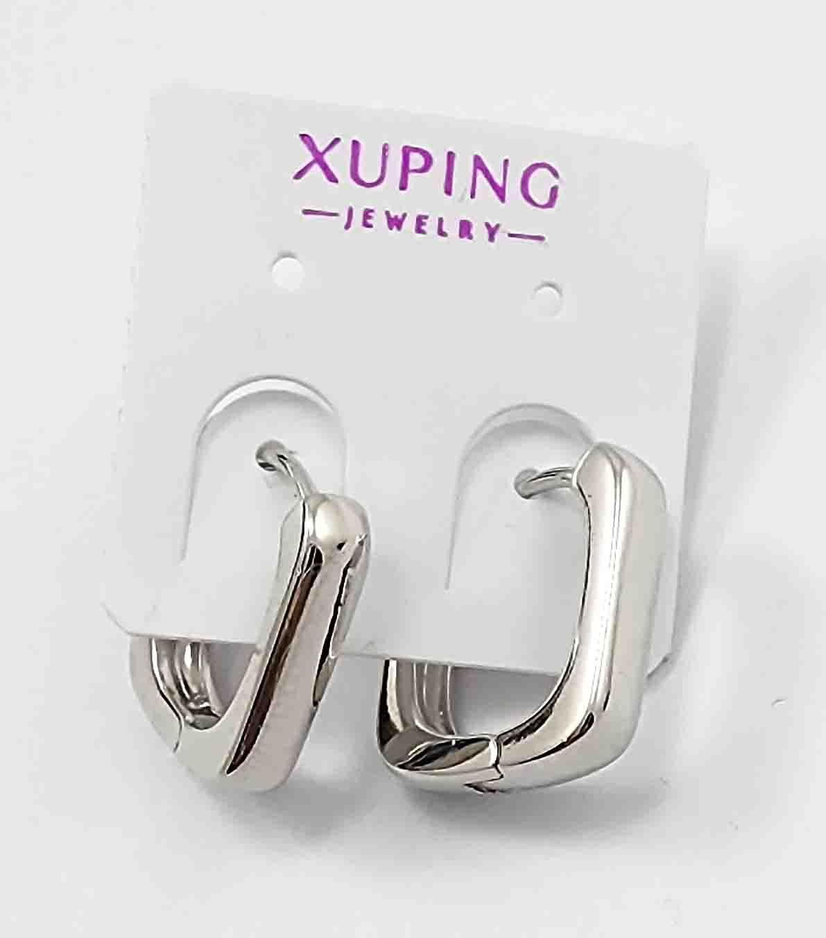 گوشواره مربعی پهن ژوپینگx1065 - مدل 1