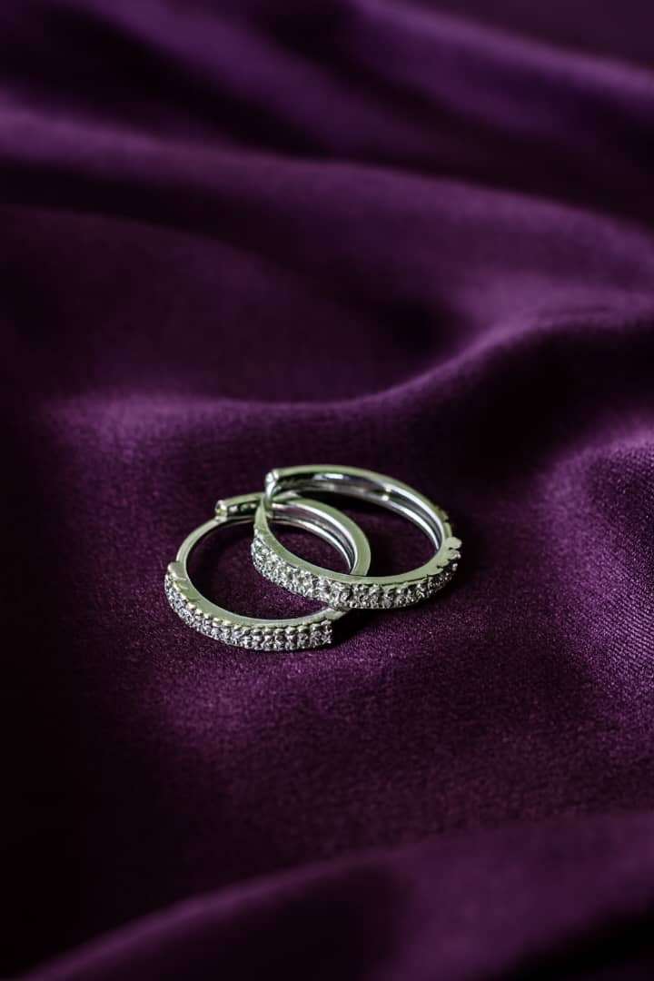 حلقه ای کوچک نگین دار ۸۹۳۰cm - مدل 1