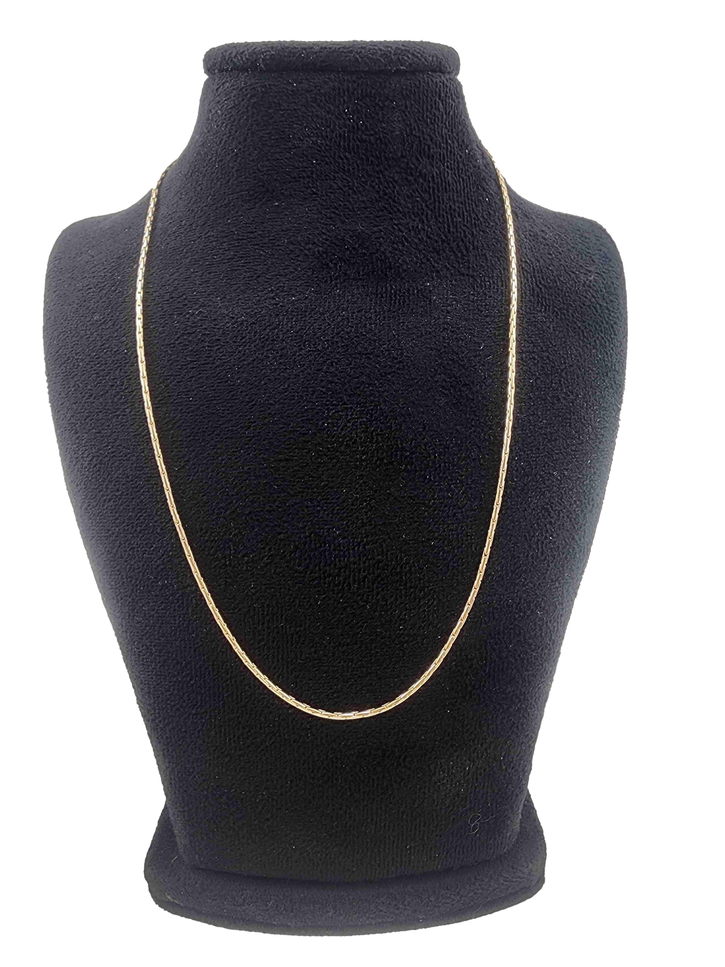 گردن بند زنجیری ژوپینگ طرح ونیزی نازک کد x1099 - مدل 1