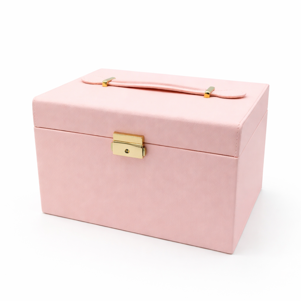 جعبه جواهرات مدل کد A633 - صورتی