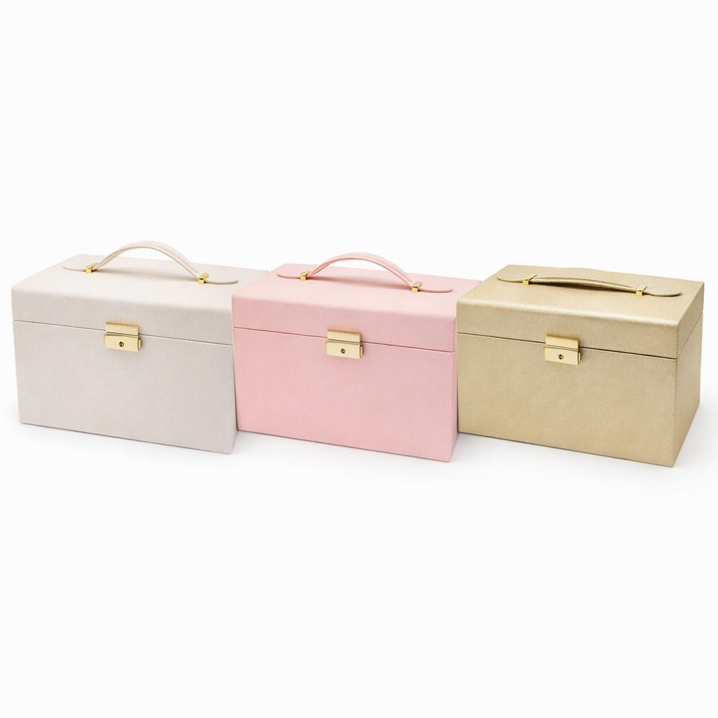 جعبه جواهرات مدل کد A633 - صورتی - تصویر 3