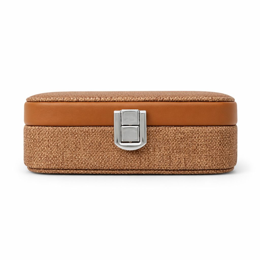 جعبه جواهرات مدل کد M030 - سبز مغز پسته ای - تصویر 1