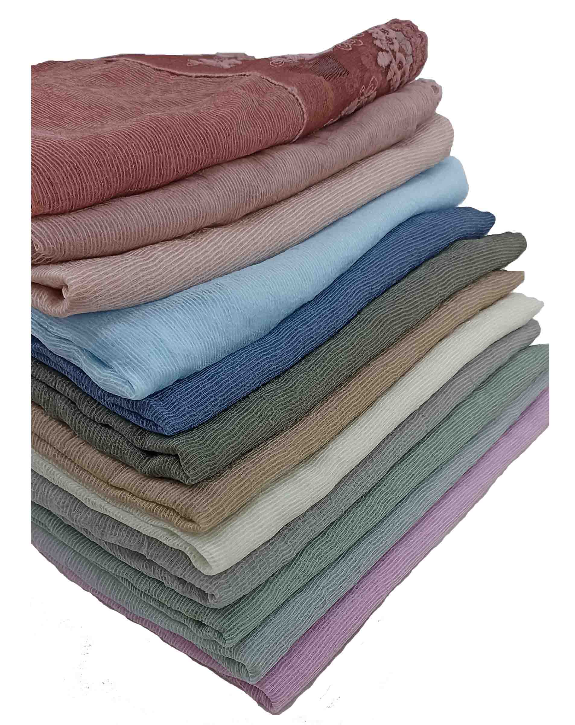 شال زنانه مدل حریر  24 - مدل 1 - تصویر 3