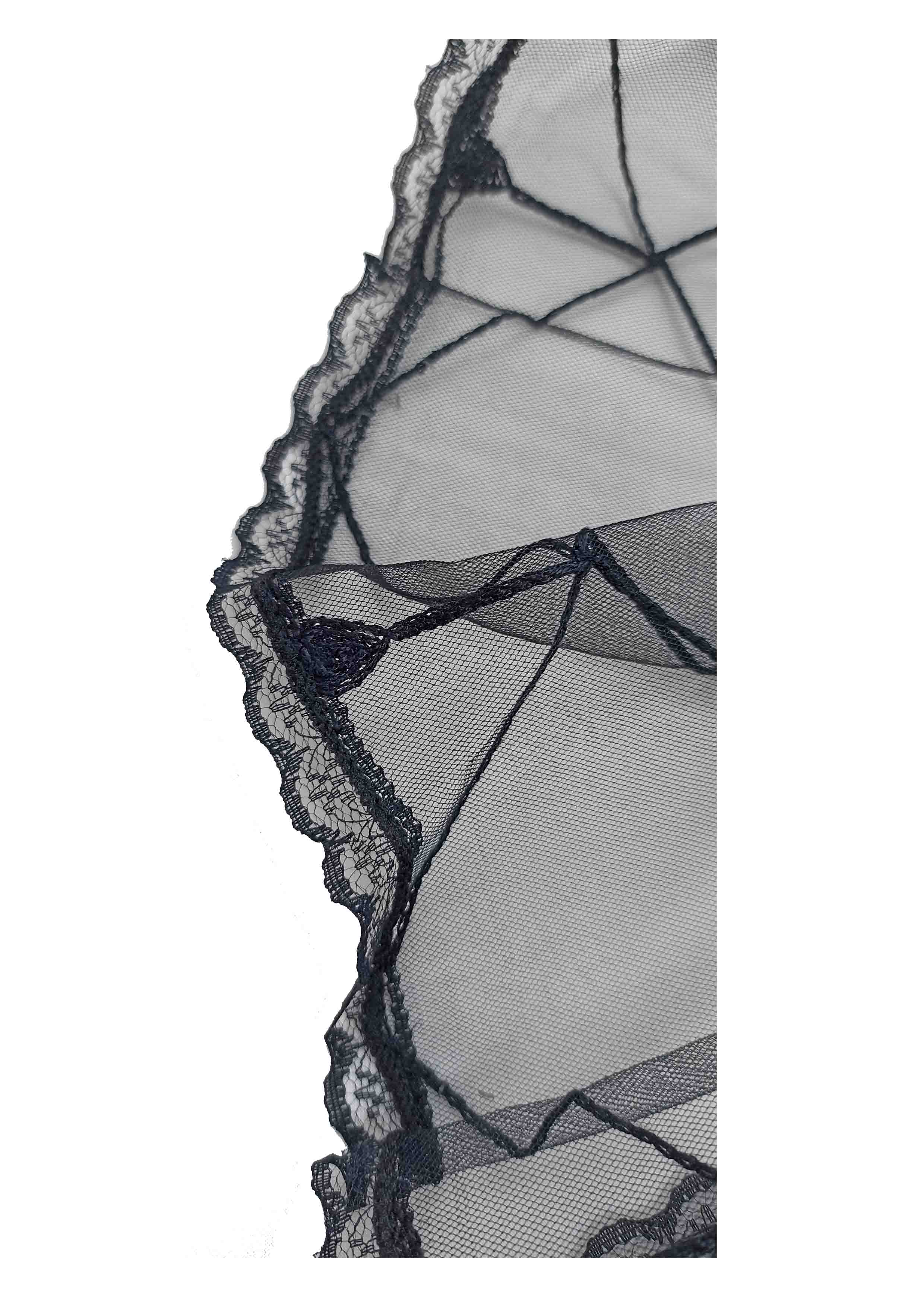 شال زنانه مدل حریر گلدار مجلسی 23 - مشکی - تصویر 1