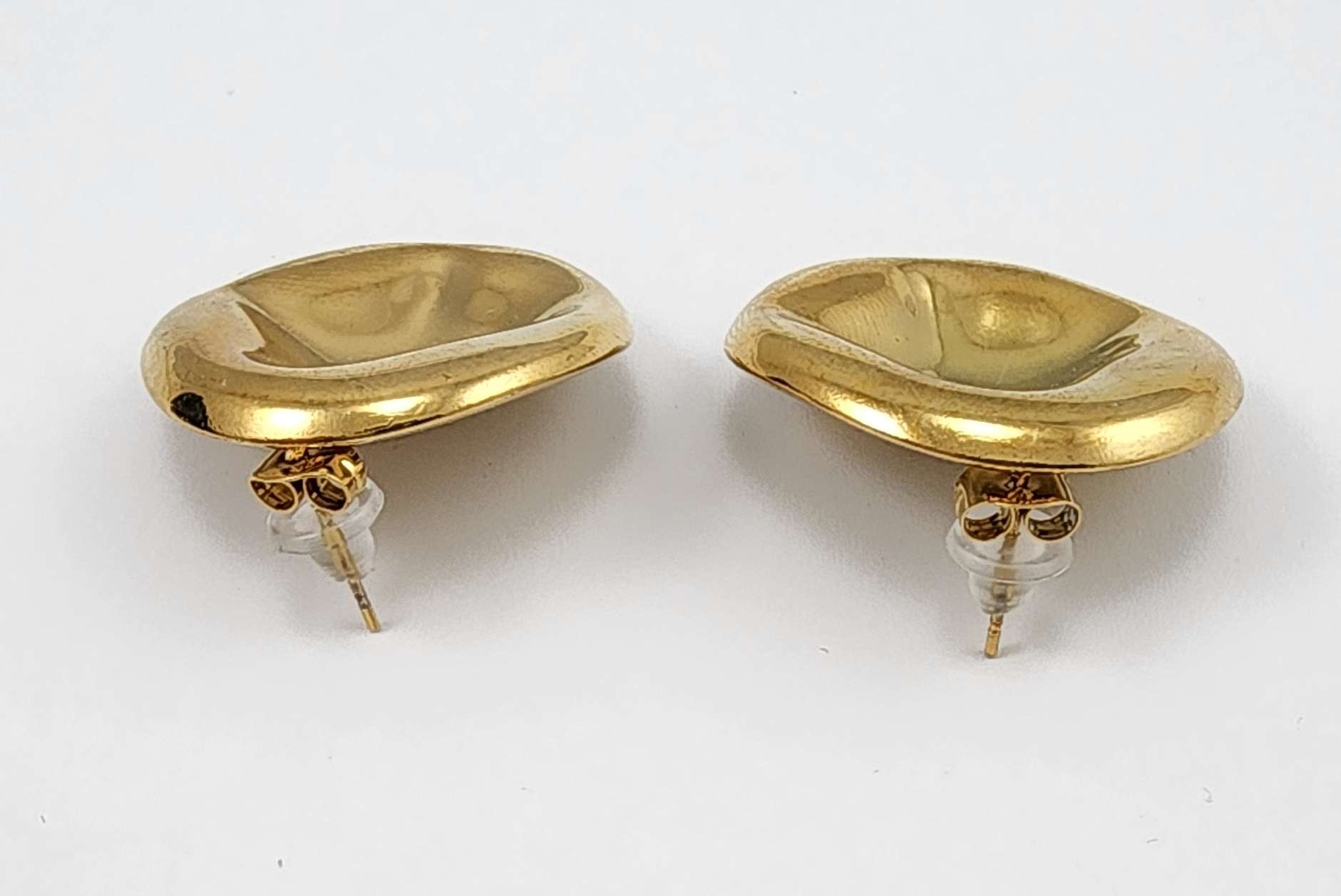 گوشواره استیل مدل حبابی آینه ای - مدل 1 - تصویر 1