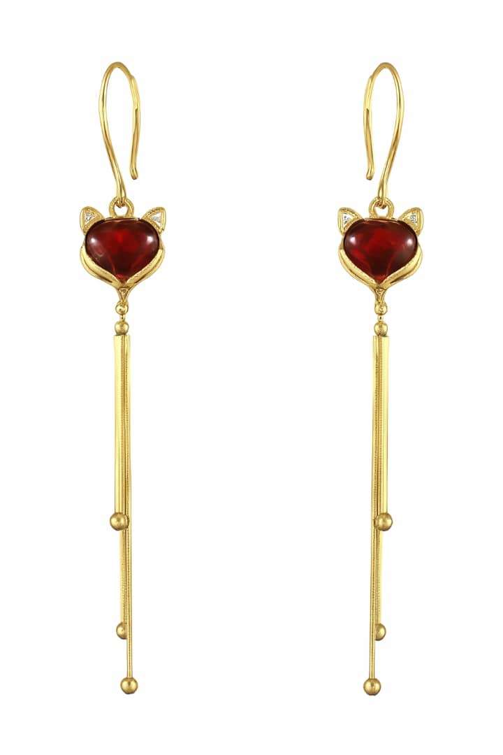 گوشواره فانتزی طرح روباه ۰۶۱ - مدل 1 - تصویر 1