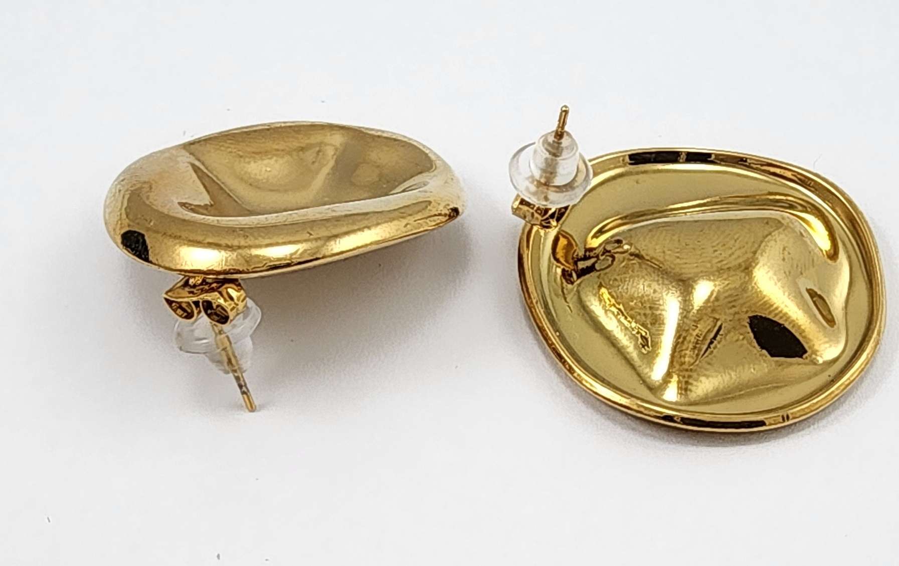 گوشواره استیل مدل حبابی آینه ای - مدل 1 - تصویر 2