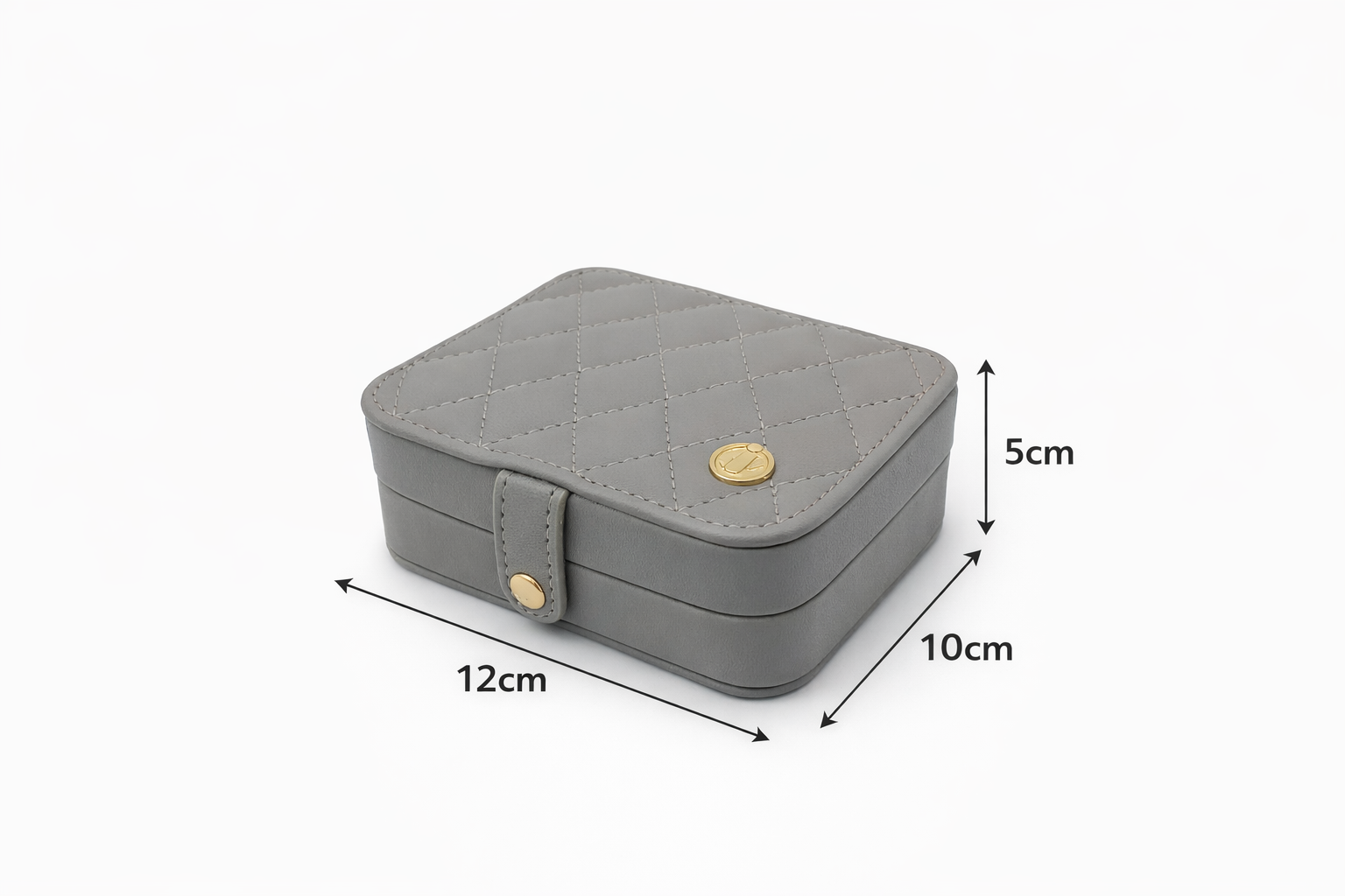 جعبه جواهرات مسافرتی زنانه مدل  کد A627 - سفید - تصویر 4