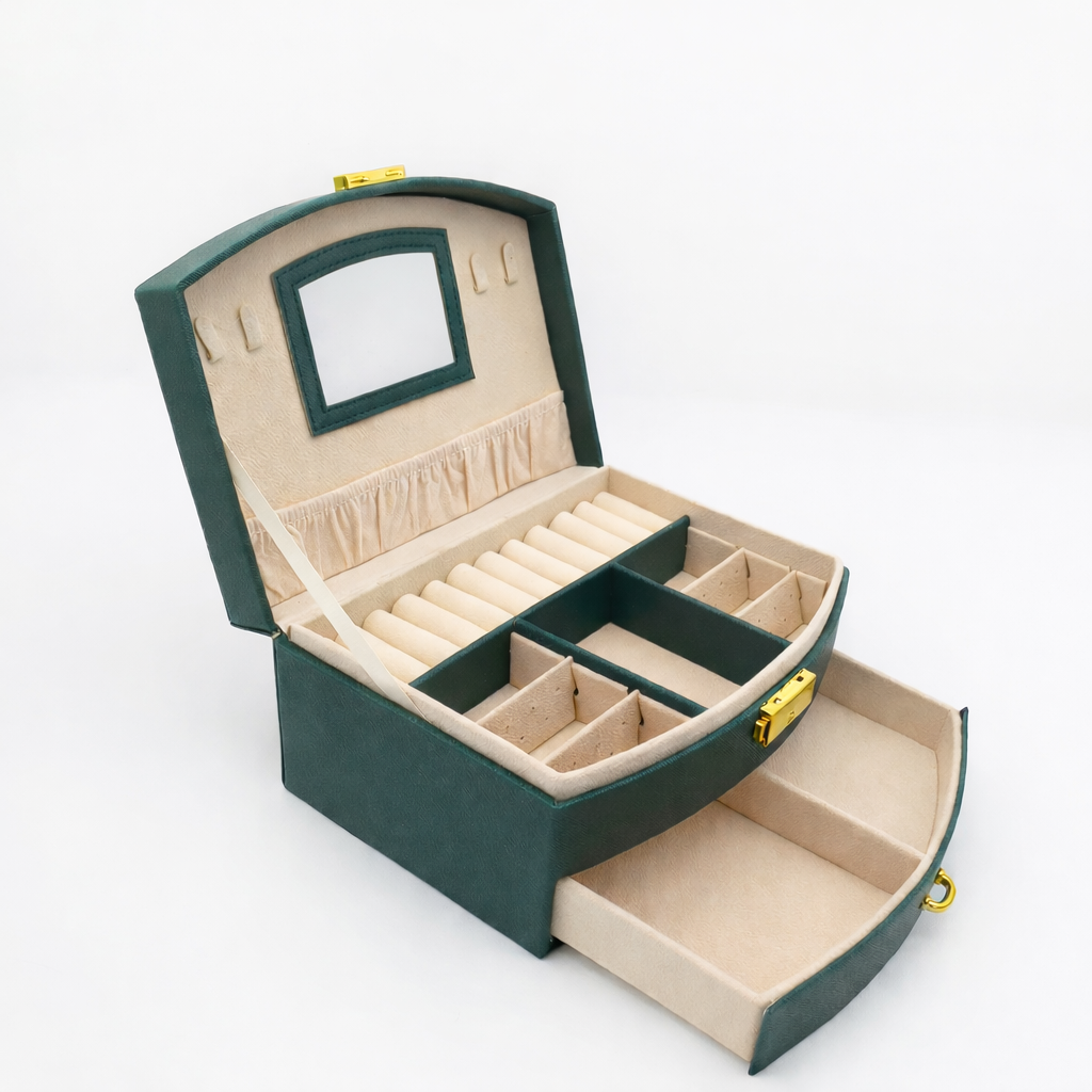 جعبه جواهرات مدل کد A622 - سفید - تصویر 1