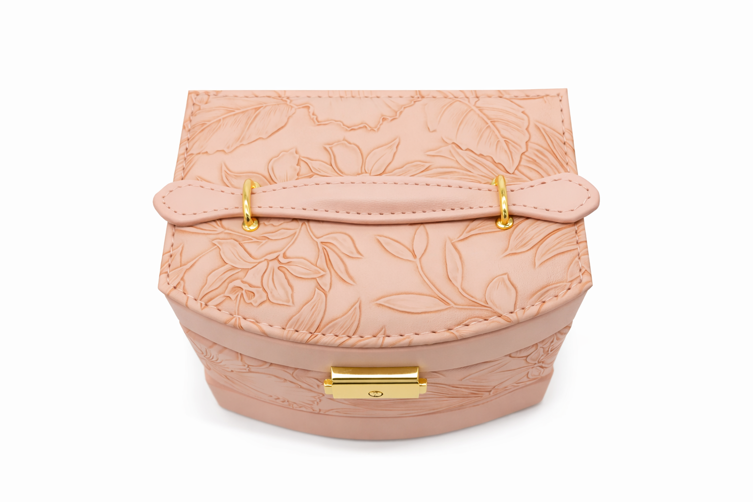 جعبه جواهرات مدل گل برجسته کد M030 - سفید - تصویر 3 جعبه جواهرات مدل گل برجسته کد M030 - سفید - تصویر 3