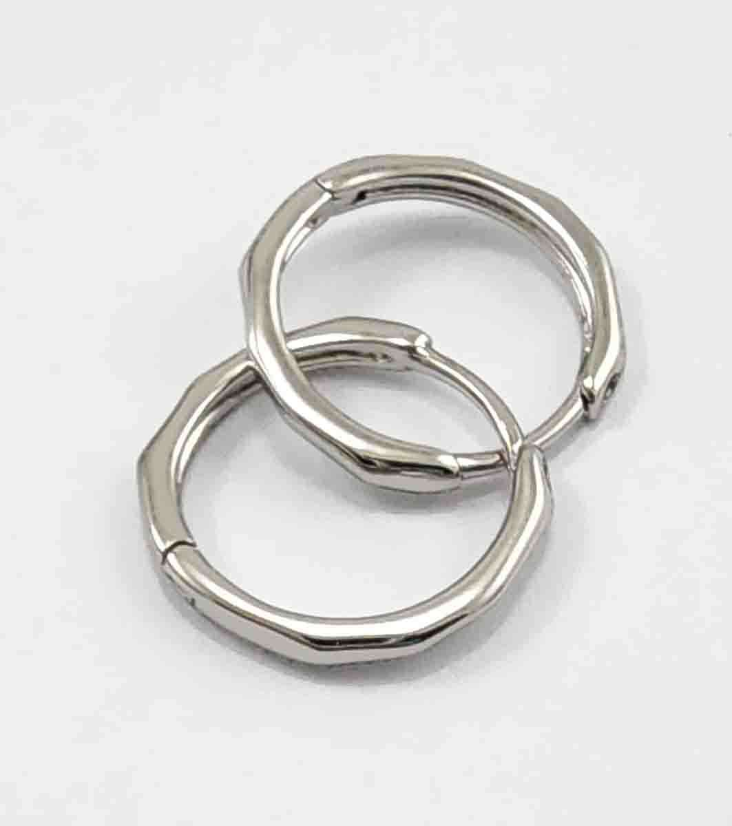 گردنبند ژوپینگ حلقه ای ظریف نقره ای x07113 - مدل 1 - تصویر 1